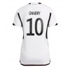 Damen Fußballbekleidung Deutschland Serge Gnabry #10 Heimtrikot WM 2022 Kurzarm